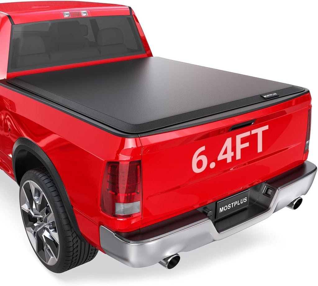 6.4FT/6.5FT Roll Up Soft Truck Bed Tonneau Cover Standard Bed Ram 1500 2500