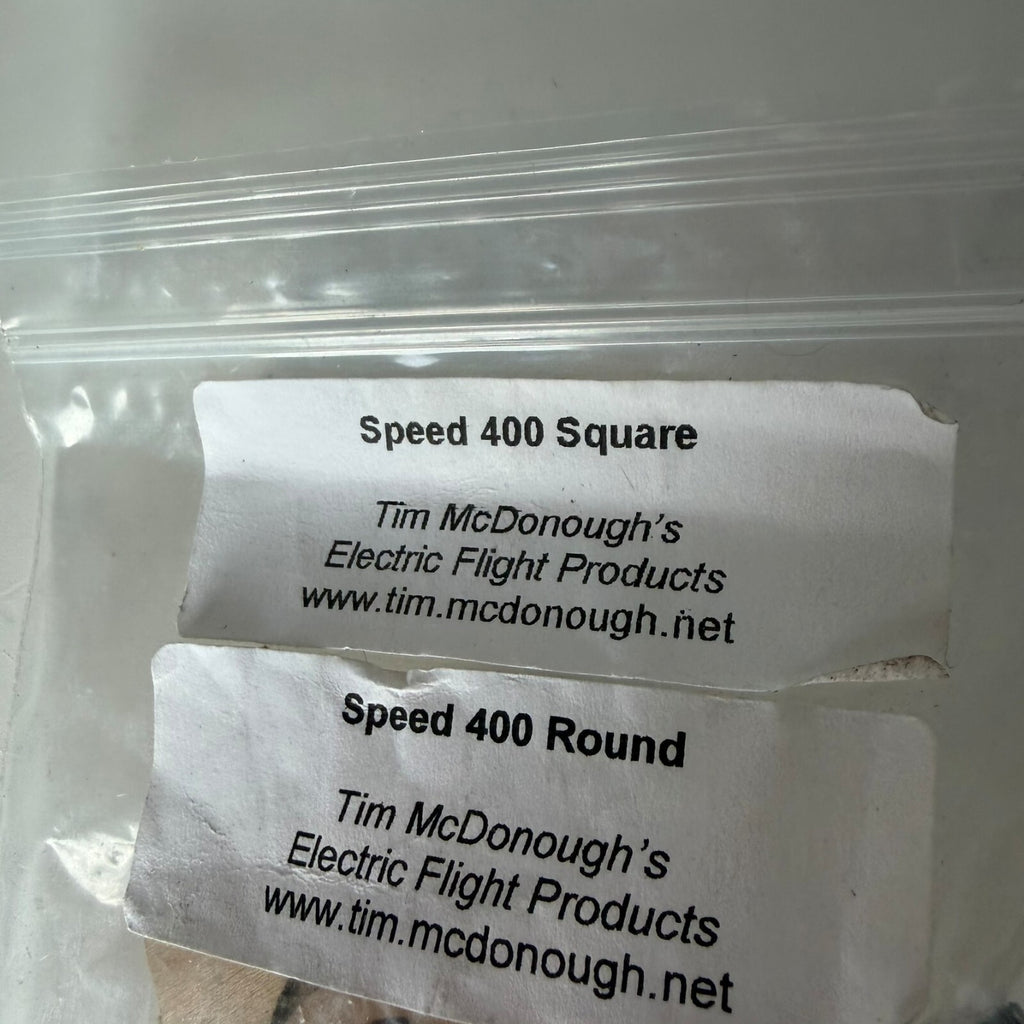 Tim McDonough Speed 400 Round Model Plane Electric Motor Mount New Old Stock CNC