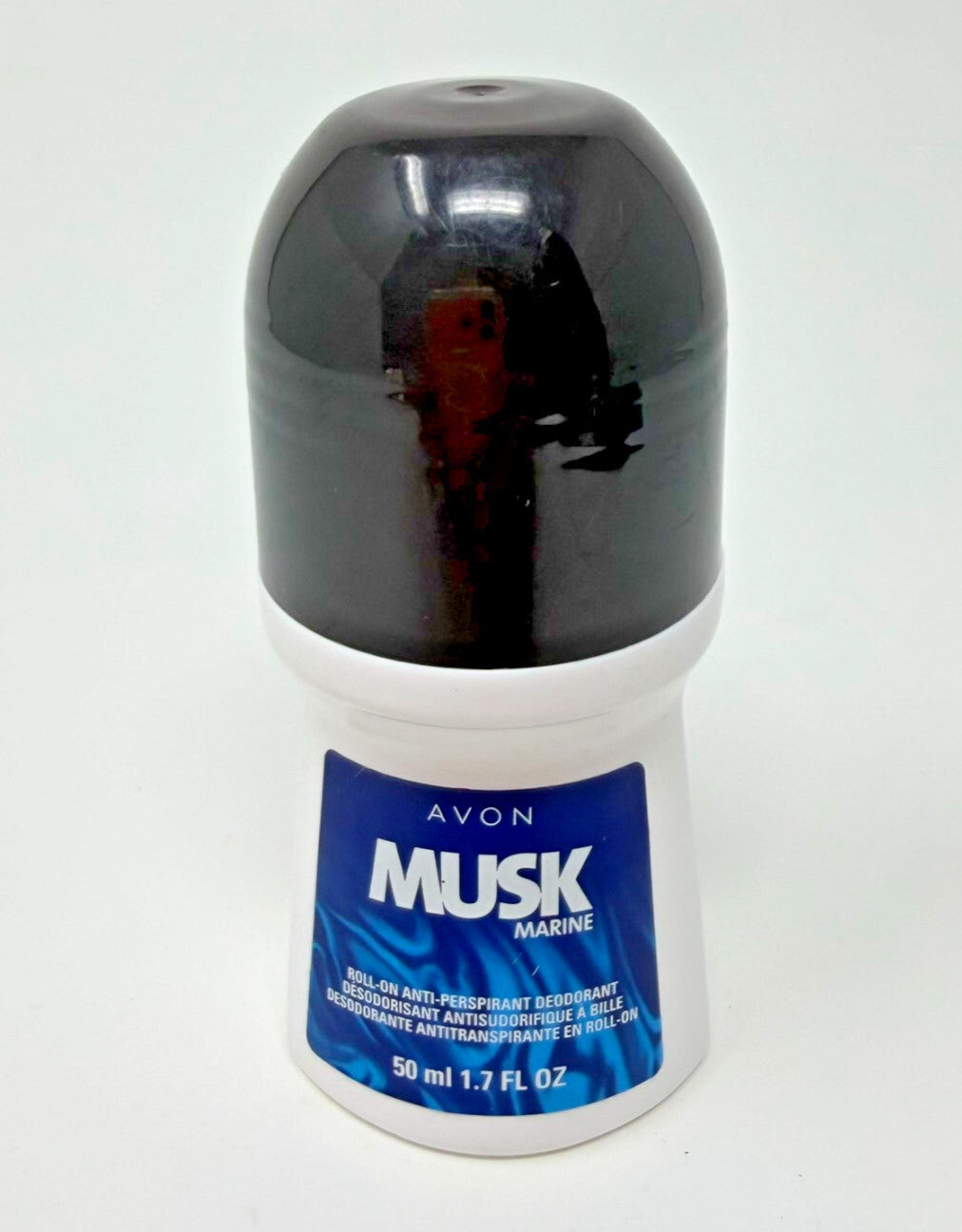 Avon Musk Marine Men Roll On Antiperspirant Deodorant 50ml 1.7oz Fresh Scent New