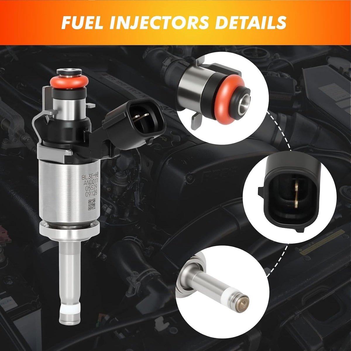 6x Fuel Injectors for Ford F-150 Expedition Transit Navigator 3.5L V6 Ecoboost