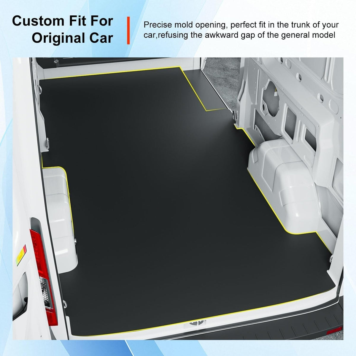Cargo Liner For 15-25 Ford Transit Van 148" WB Trunk Mat Standard Wheelbase TPE
