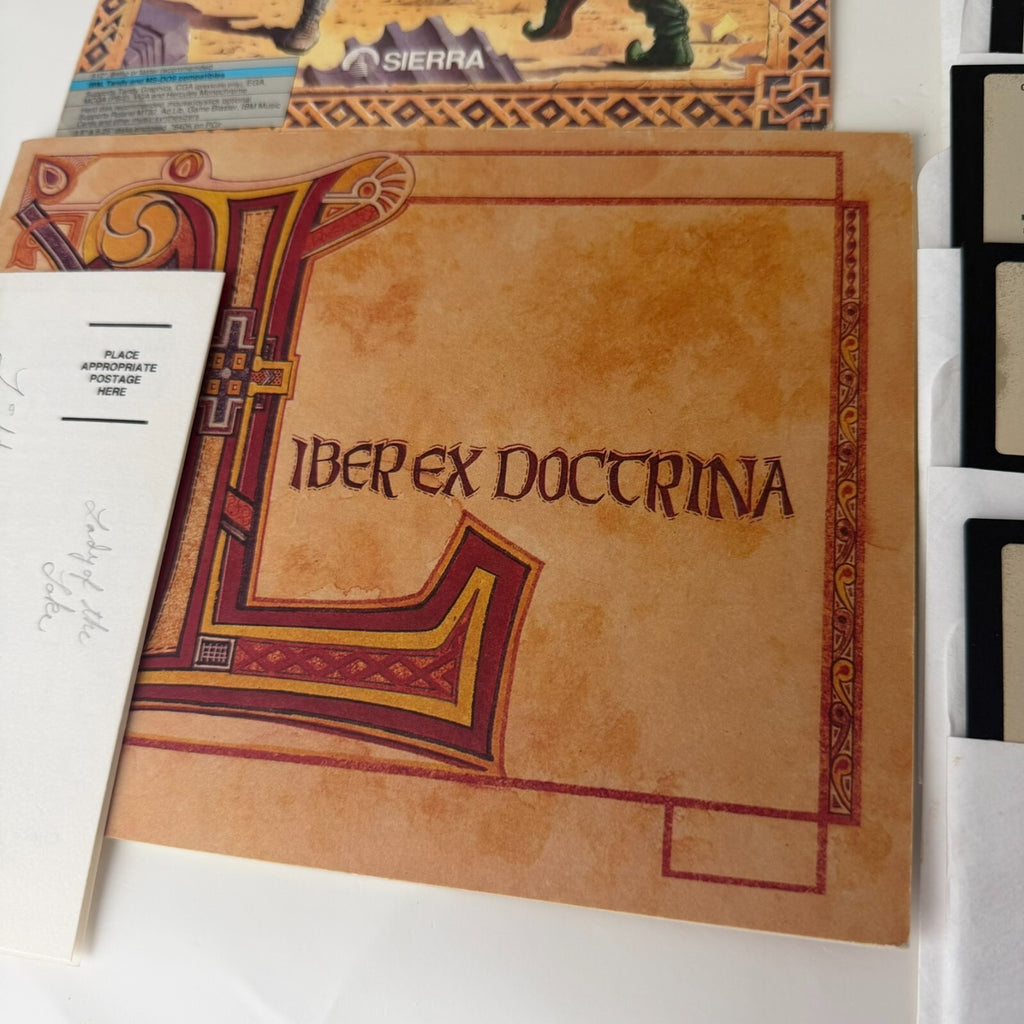 Conquests of Camelot: The Search for the Grail VTG PC Game + Handwritten Notes!