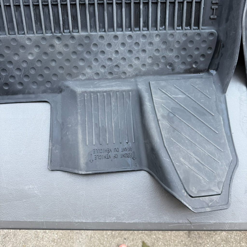 2020-2025 Toyota Highlander Genuine OEM All-Weather Rubber Floor Mats – Front 2