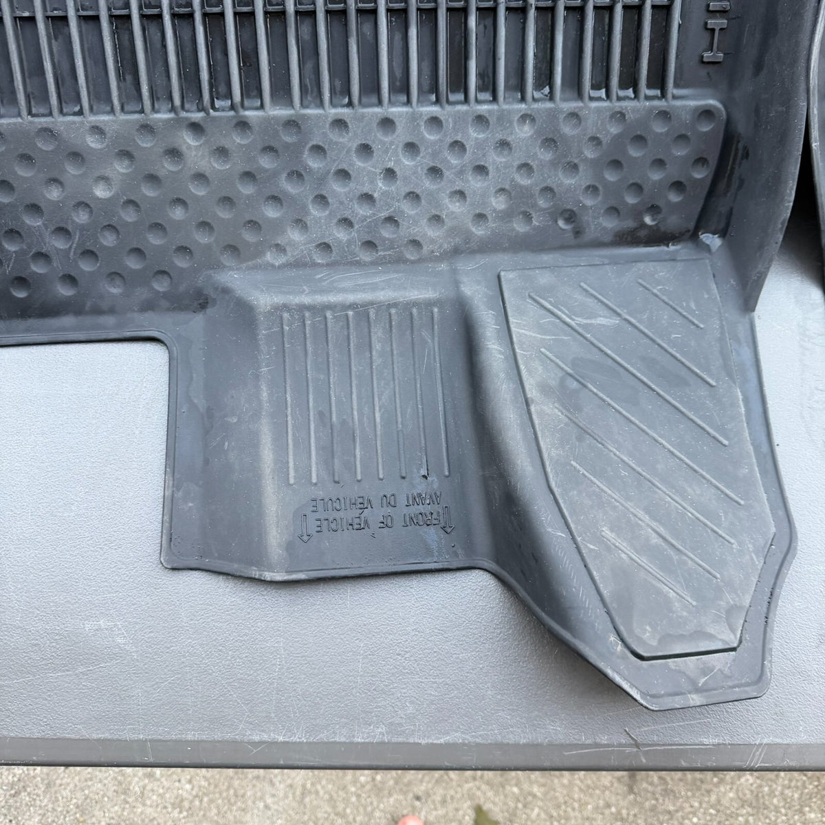 2020-2025 Toyota Highlander Genuine OEM All-Weather Rubber Floor Mats – Front 2