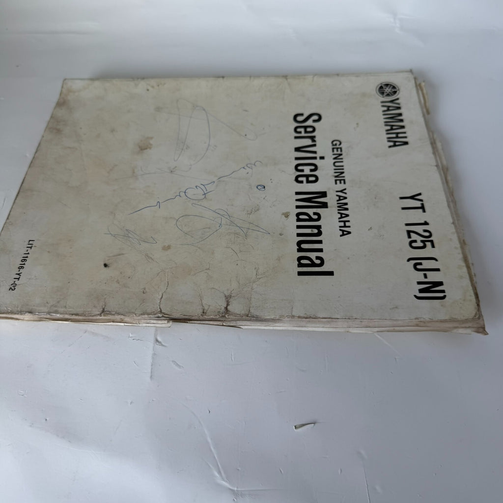 Yamaha Service Manual YT125J LIT-11616-YT-02