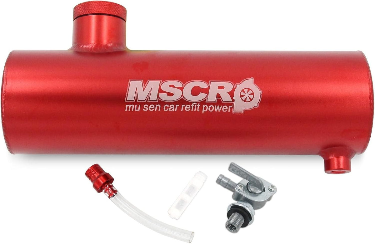 Gas Tank 3x10 - Mini Bike Coleman CT200U & EX BT200X Predator Go Kart Red Alum.