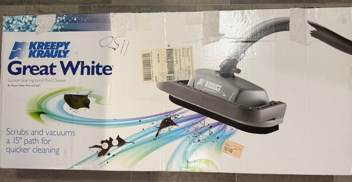 Kreepy Krauly Great White In-Ground Suction-Side Swimming Pool Cleaner - GW9500