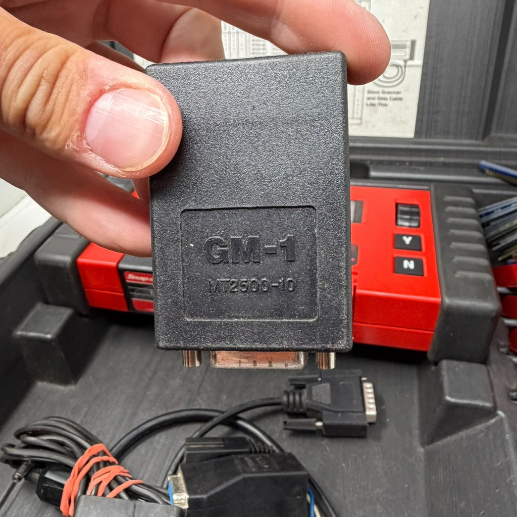 Snap-on MT2500 Super Deluxe Scanner Kit w/ Fast-Track Cartridges Red Brick OBDII