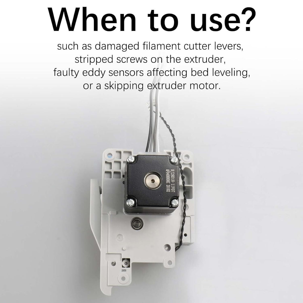 Bambu A1/ A1 Mini 3d Printer Extruder Unit Replacement Motor, Filament Cutter