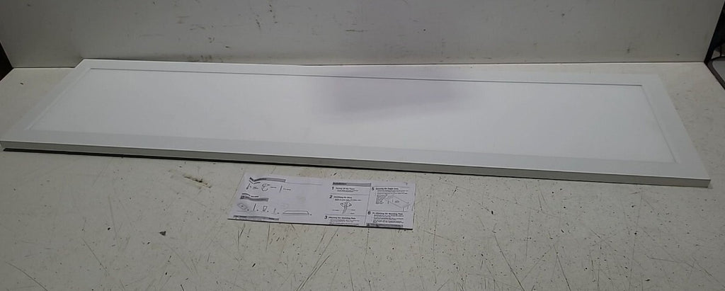 Commercial Electric 1x4ft LED Flat Panel 5CCT Flush Mount Light FP1X4/6WY/WH/HDT