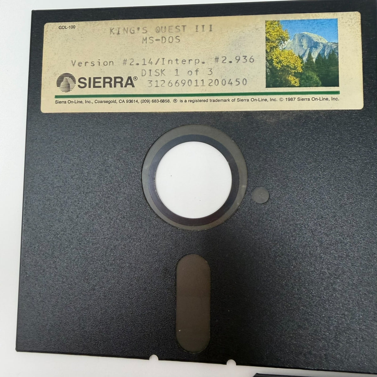 Vintage King's Quest III MS-DOS Computer Game Set- Disks Only 1-3 Sierra