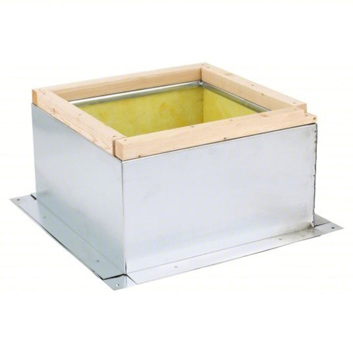Dayton 2Rb76 Roof Curb- 17.5x17.5 Inside- Fixed Nonventilated Square 18 GA Steel