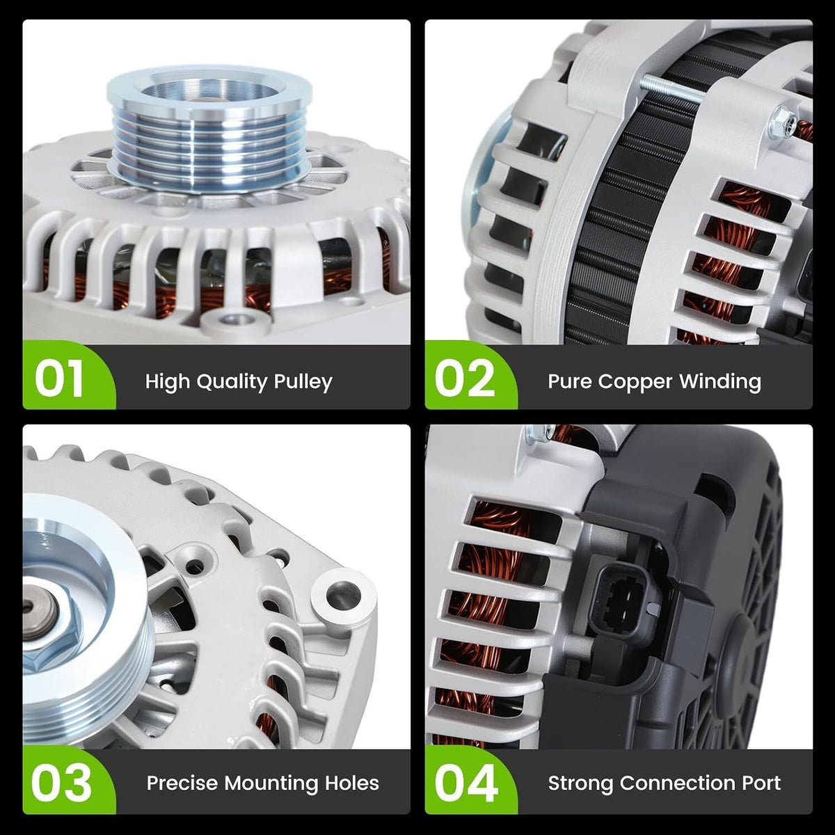 High Output Alternator For Chevy GMC Cadillac Trucks & Large SUVs V8 07-14 8301N