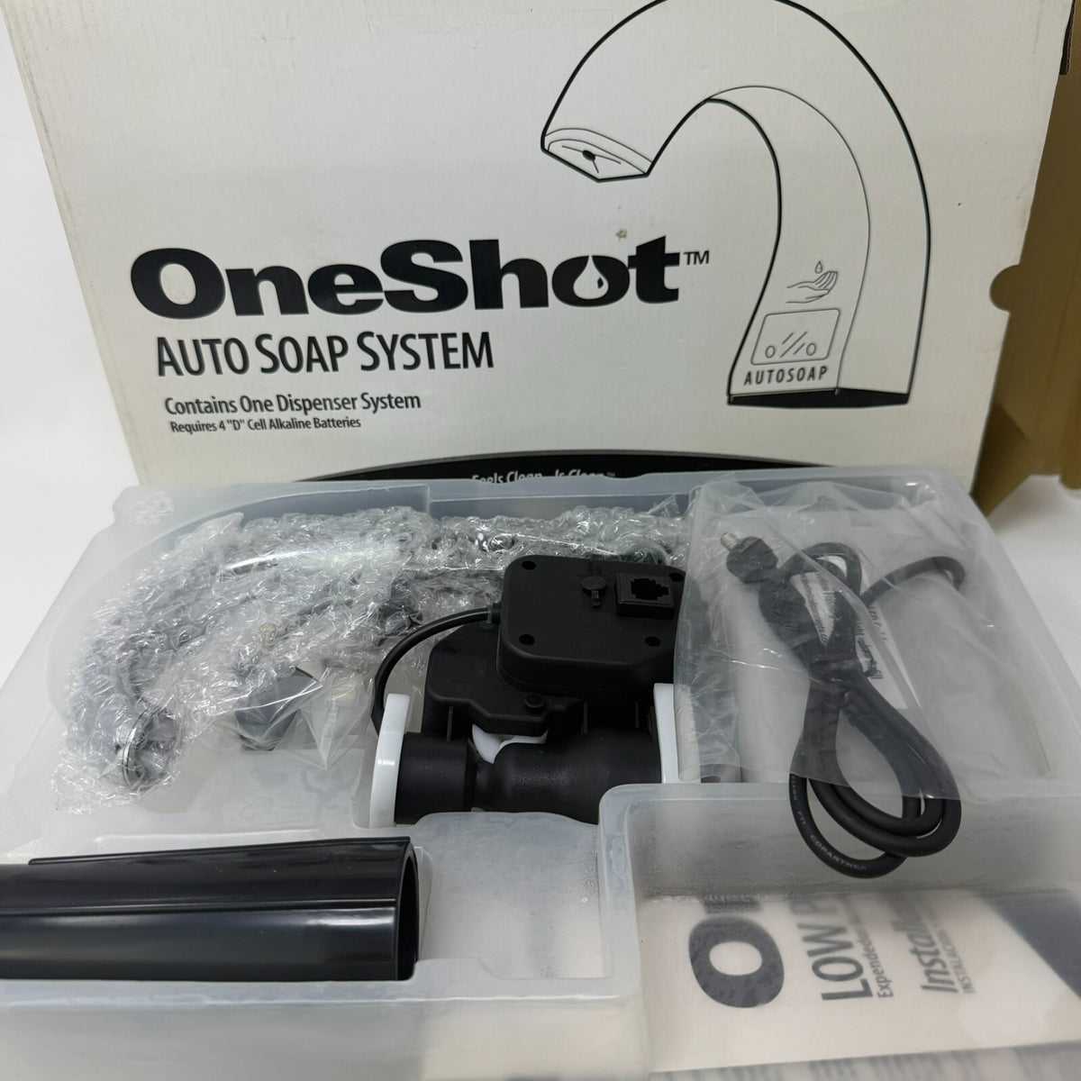 Technical Concepts 401310 OneShot Auto Soap Dispenser System Chrome New