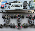 RC Car Truck Buggy Lot w/ Parts- Electric Losi MPI Team Associated rs4 xx4 sc10