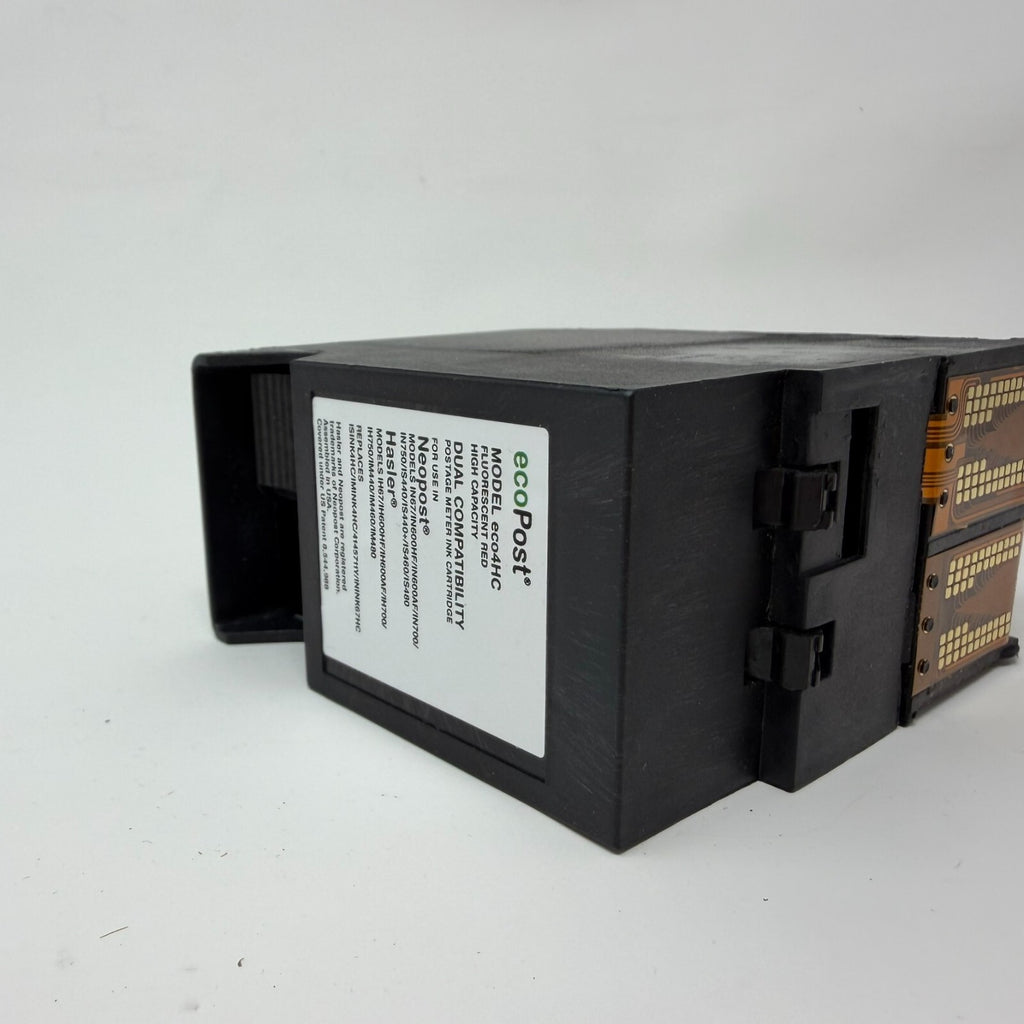 ecoPost eco4HC Postage Meter Ink Cartridge Flourescent Red Neopost Hasler NK4HC