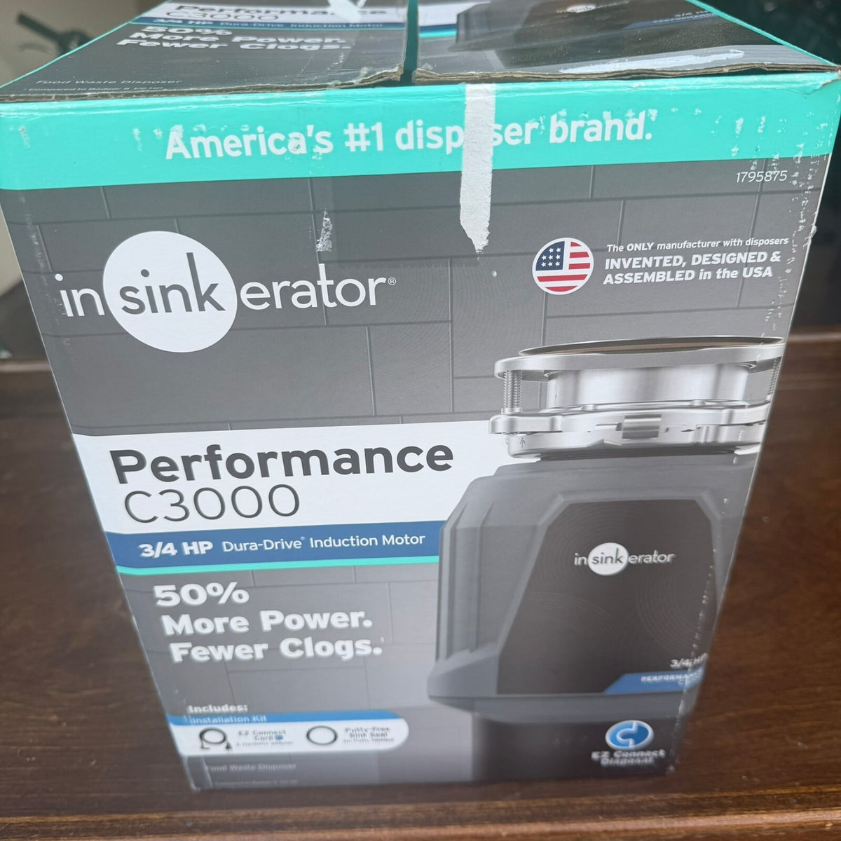 InSinkErator C3000 Performance 0.75HP Garbage Disposal Quiet 3/4 HP Tested