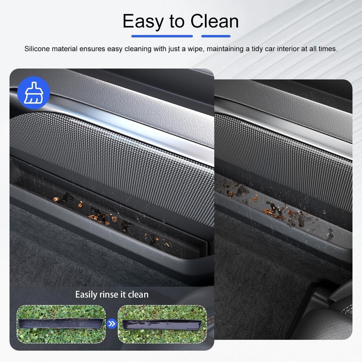 Center Console Shifter Storage Box Storage Tray For 2022-2026 Silverado Sierra