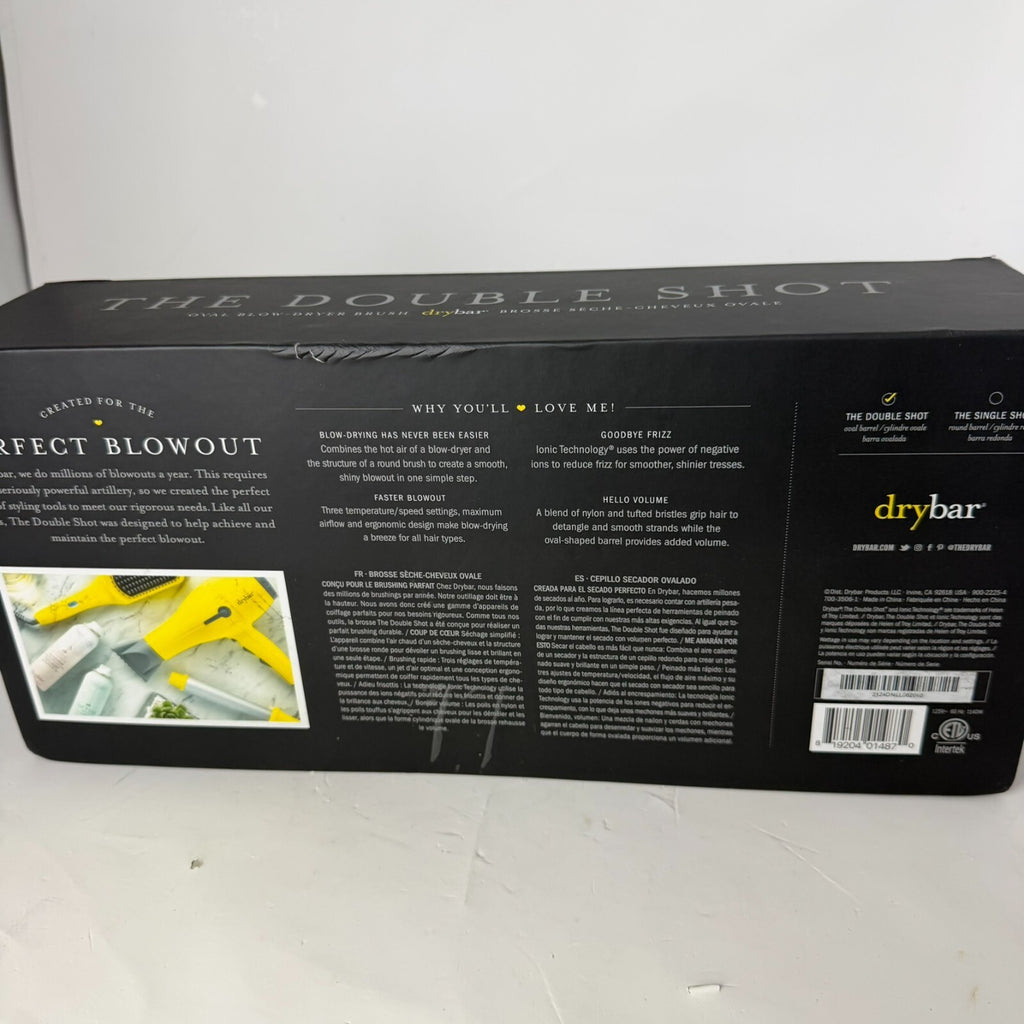Drybar Double Shot 2.4" Blow Dryer Brush - 900-2225-4-N2 Hair Blowout Tool