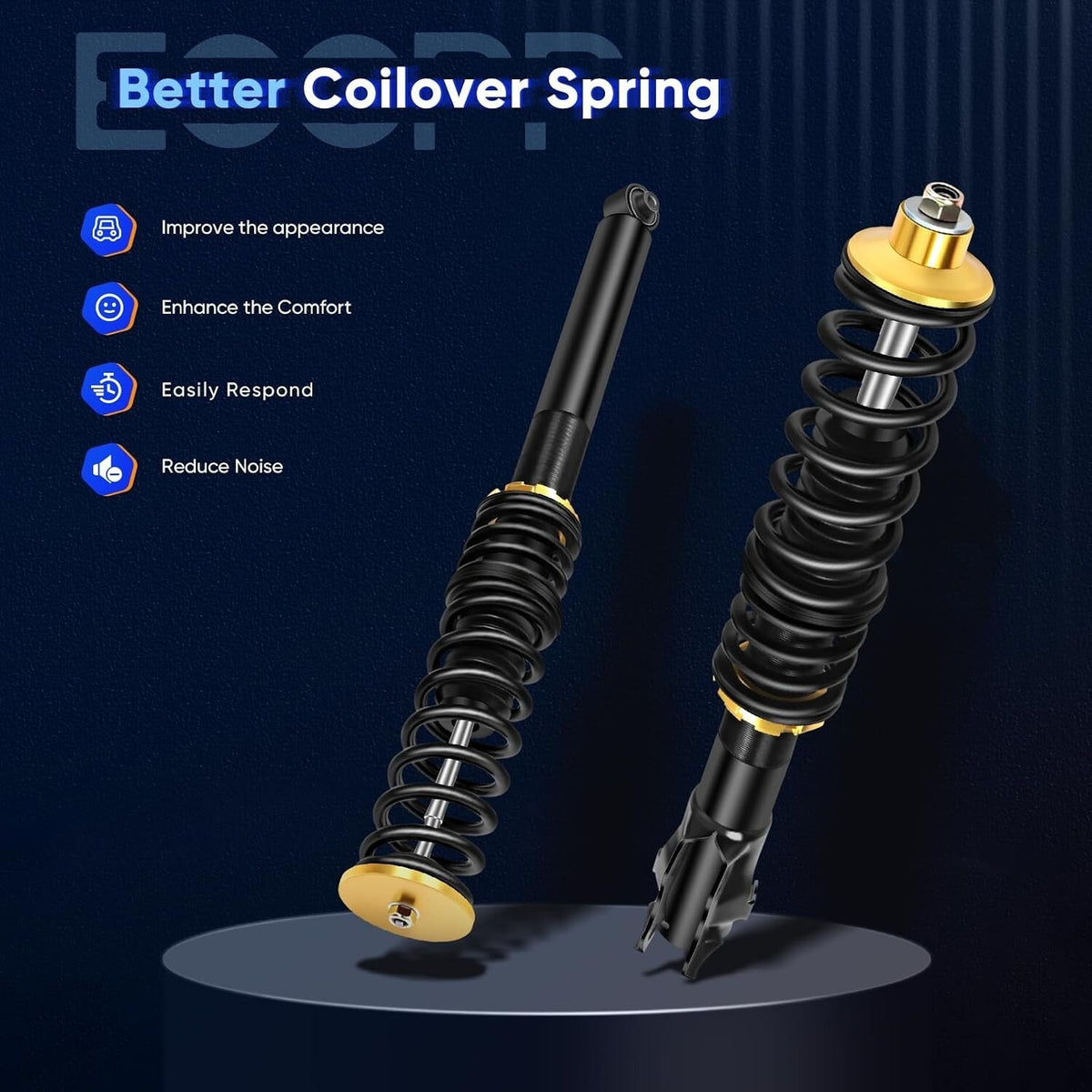 Adjustable Coilover Struts for VW Cabrio Golf Jetta Suspension Lowering Shocks