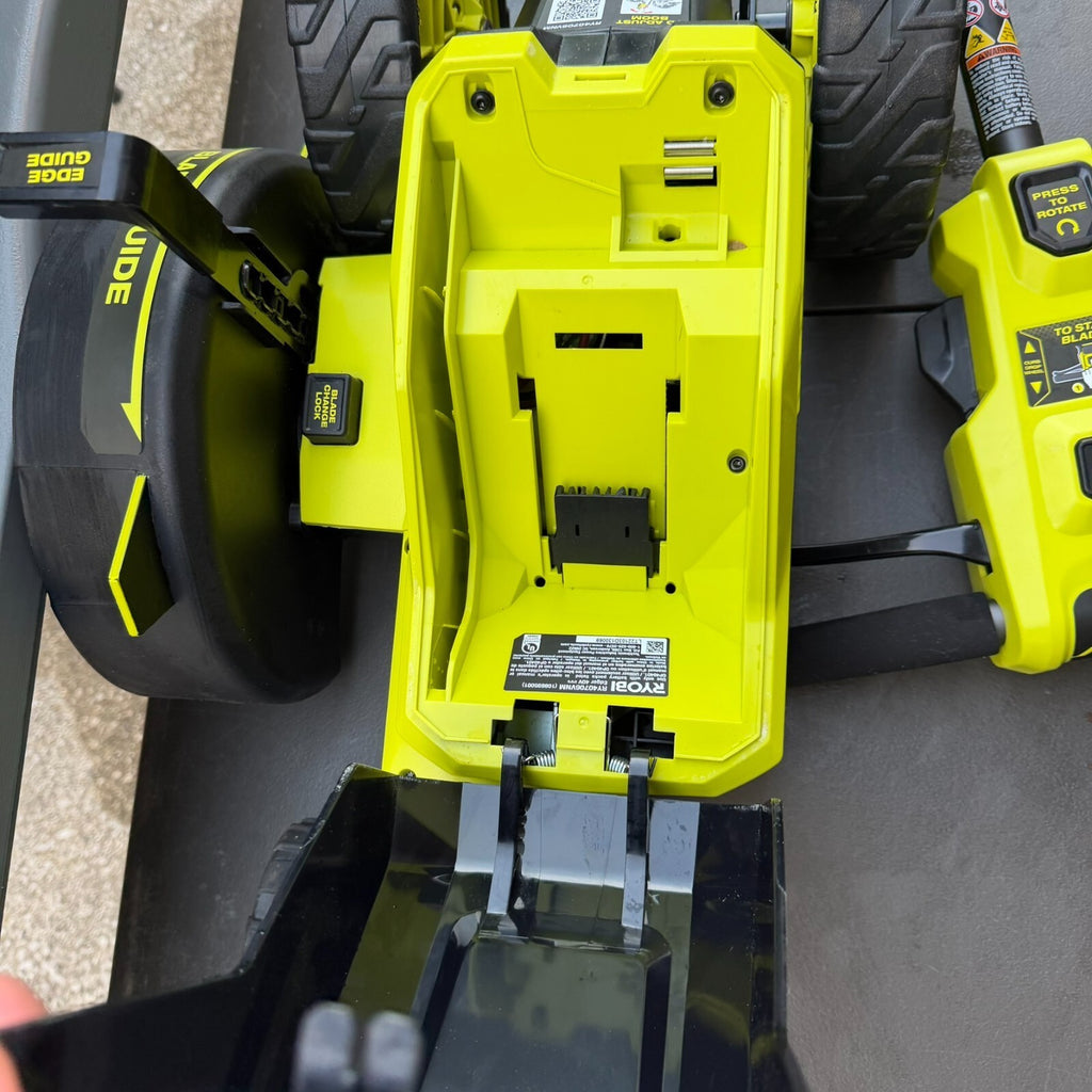 RYOBI 40V HP Brushless 9 in. Cordless Edger (Tool Only) RY40706BTL 3 Wheeled