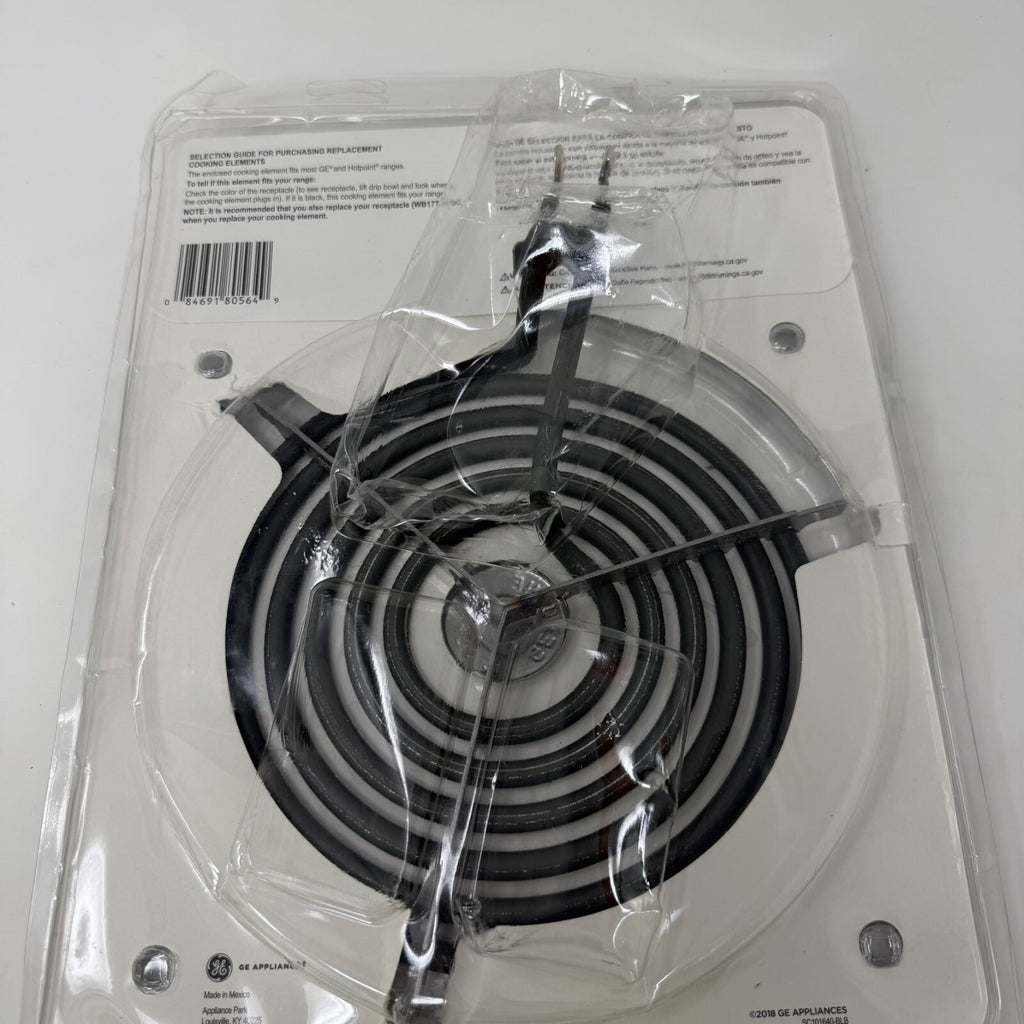 GE 8in Plug-In Electric Range Surface Burner Element Black PM30X124 Replacement