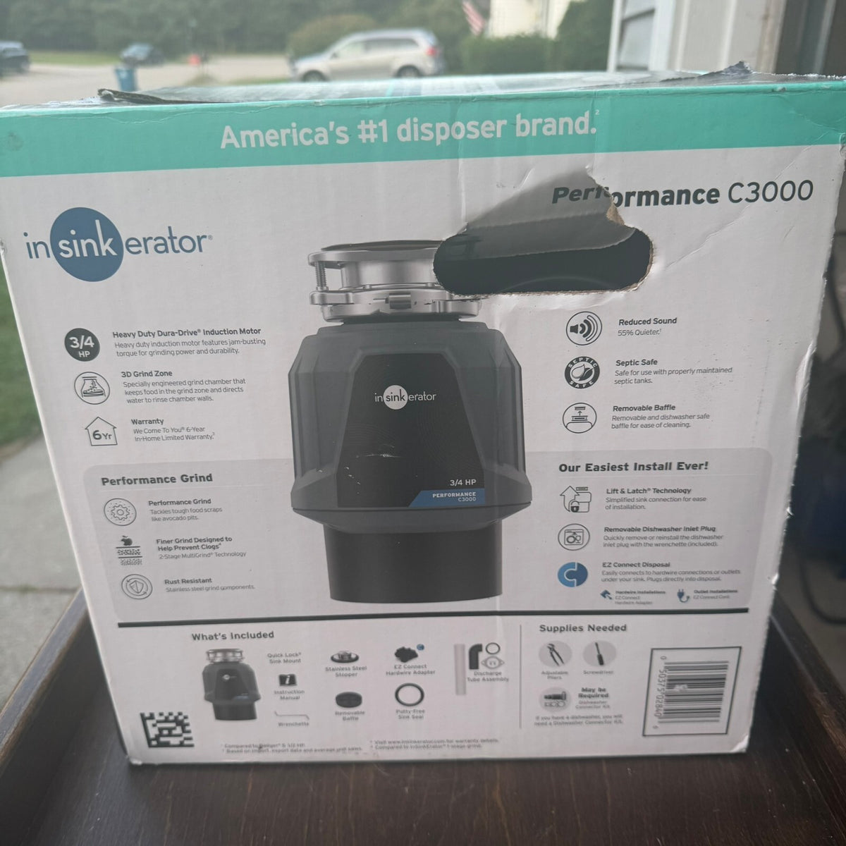 InSinkErator C3000 Performance 0.75HP Garbage Disposal Quiet 3/4 HP Tested