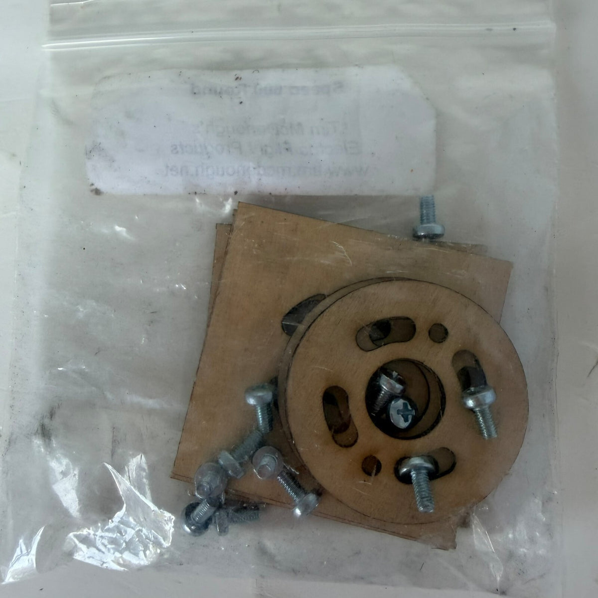 Tim McDonough Speed 600 Round Model Plane Electric Motor Mount New Old Stock CNC