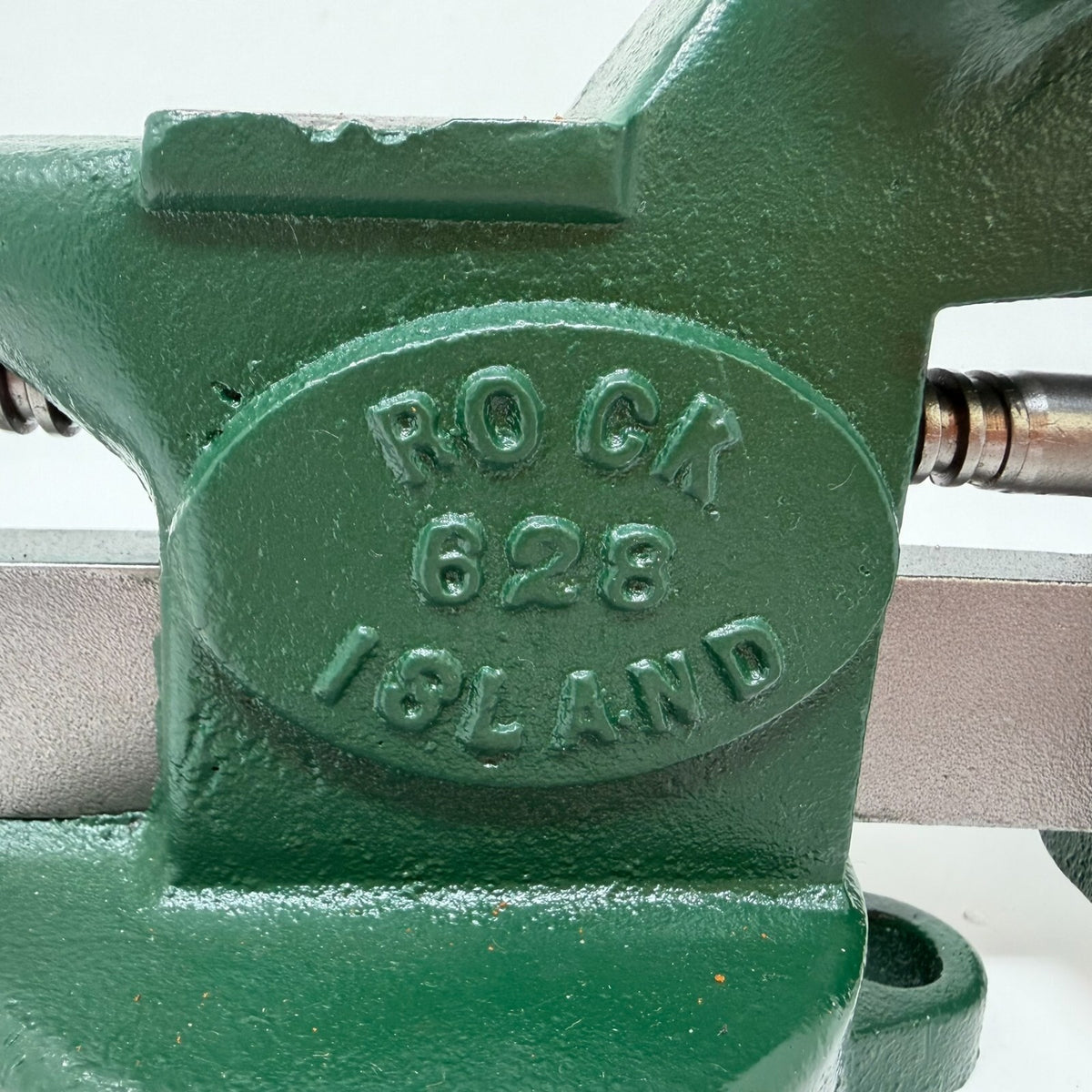 Vintage Rock Island No. 628 Bench Vise Swivel Base-3V&627 Restored Mint! Vice
