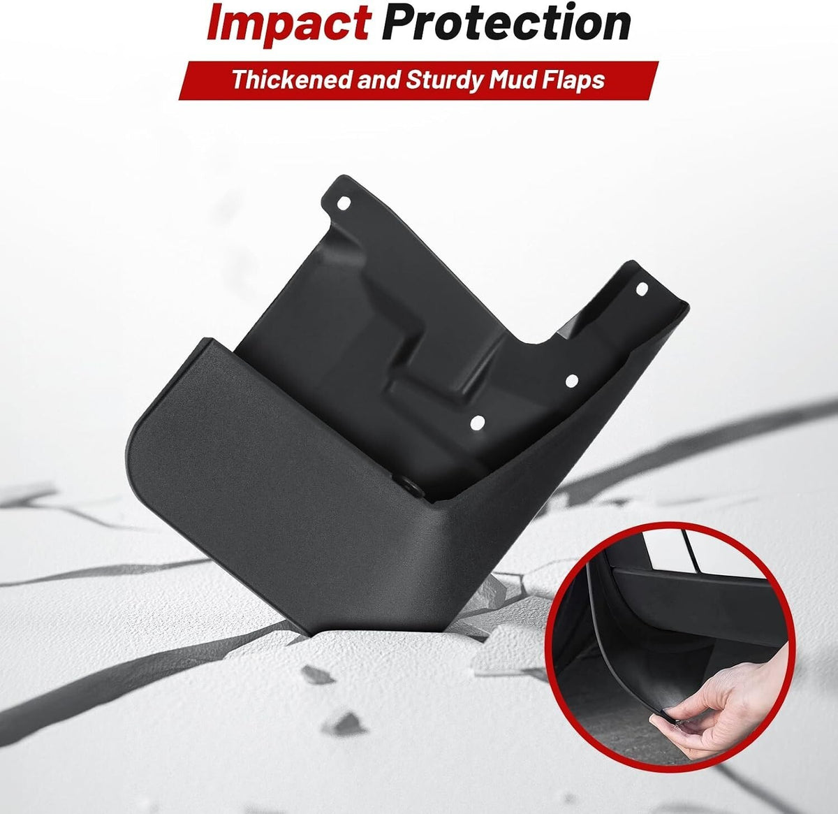 Mud Flaps for Toyota Tundra 2022-2026- No Drill Splash Guard- 4PC Front & Rear