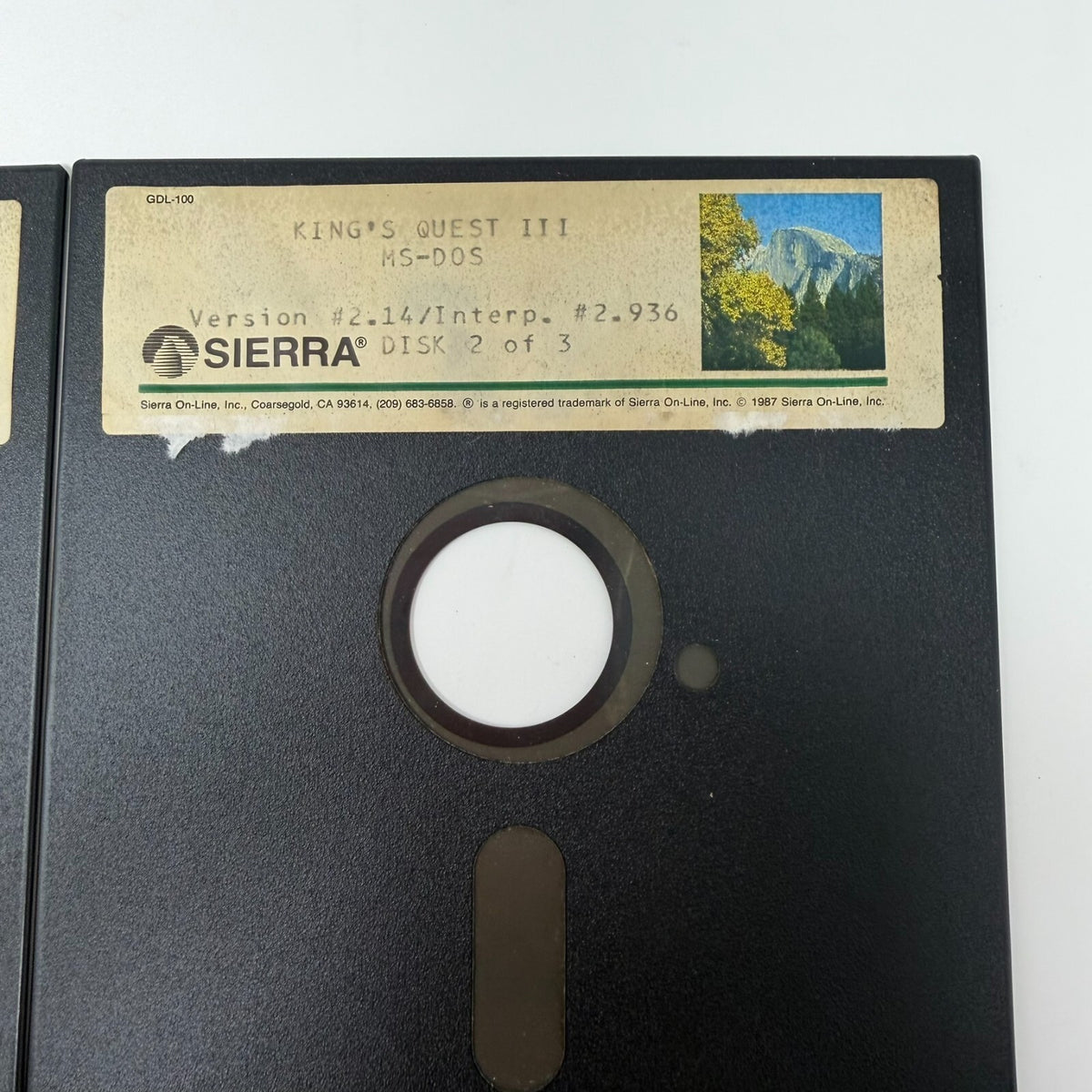 Vintage King's Quest III MS-DOS Computer Game Set- Disks Only 1-3 Sierra