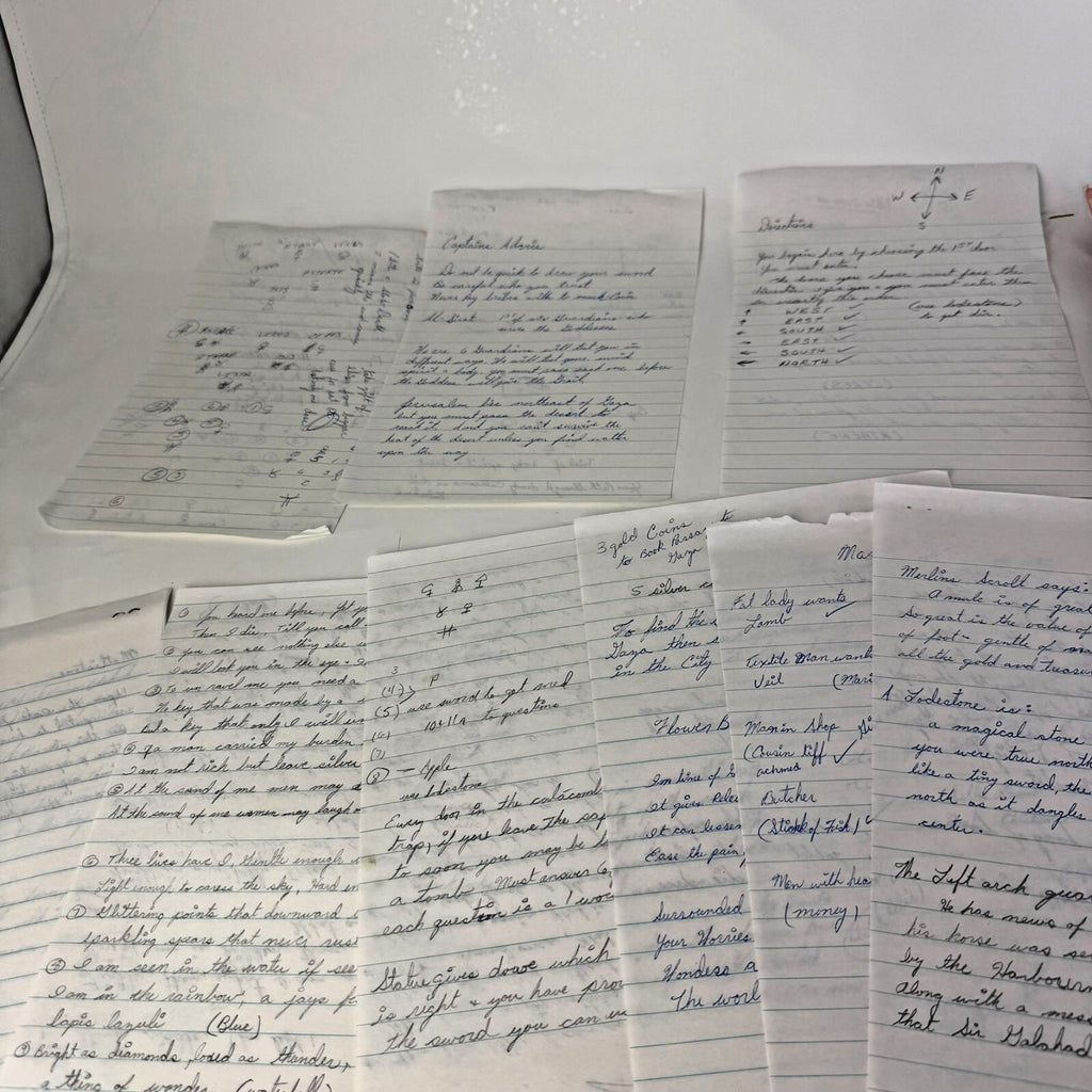 Conquests of Camelot: The Search for the Grail VTG PC Game + Handwritten Notes!