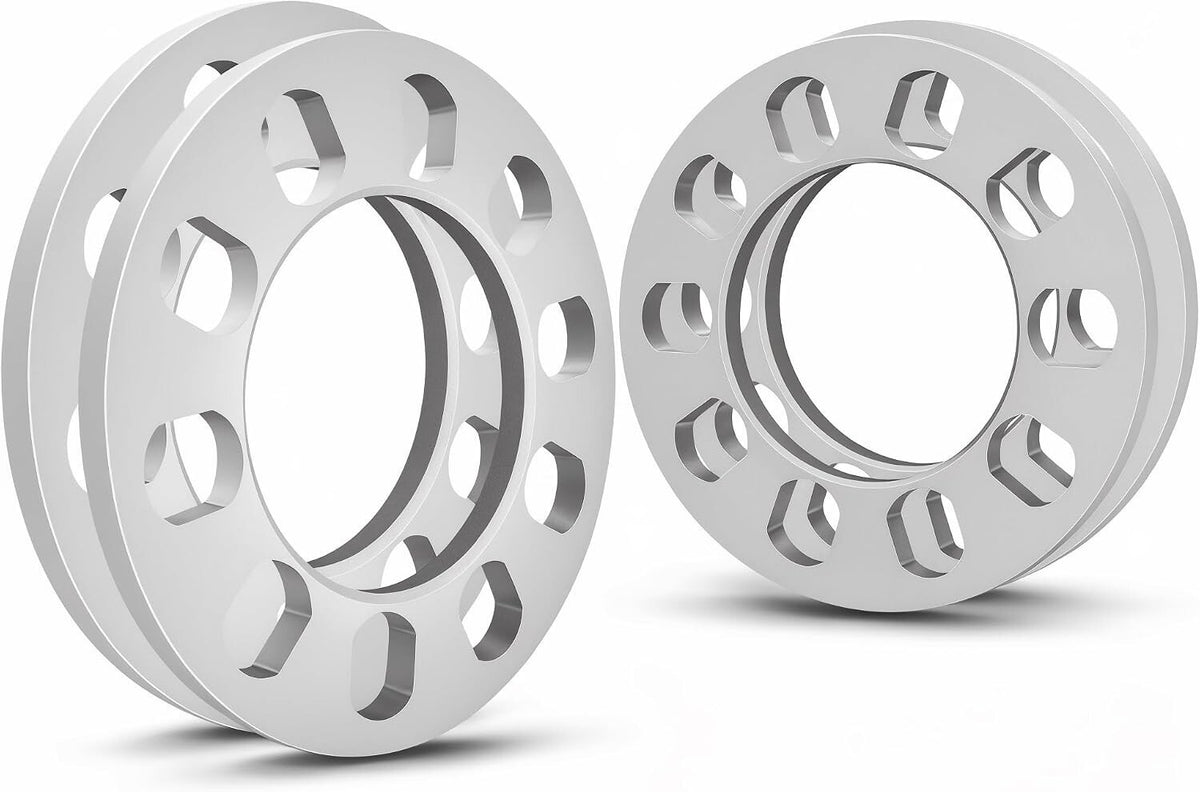 4 Pack 1/2" Wheel Spacers 5 Bolt Lug Pattern- 12mm Universal 4.25 110 4.5 115 25