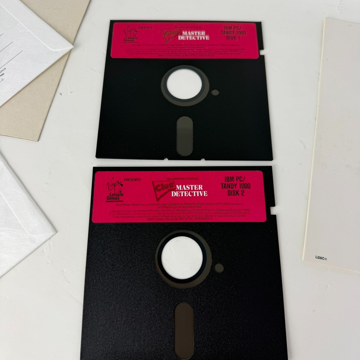 Clue Master Detective Vintage IBM PC Game