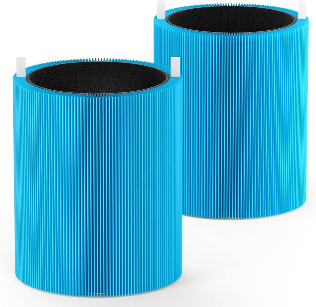 2 Pack Replacement Air Filters Blue Pure 411,411 auto, 411+ AllergenBlock New