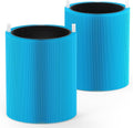 2 Pack Replacement Air Filters Blue Pure 411,411 auto, 411+ AllergenBlock New