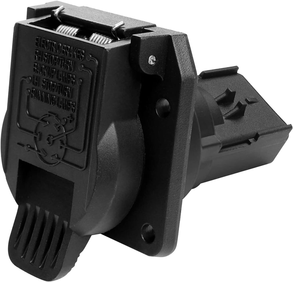 56038366AB Rear 7 Way Trailer Tow Plug for 98-17 Dodge Ram Dakota Jeep Chrysler