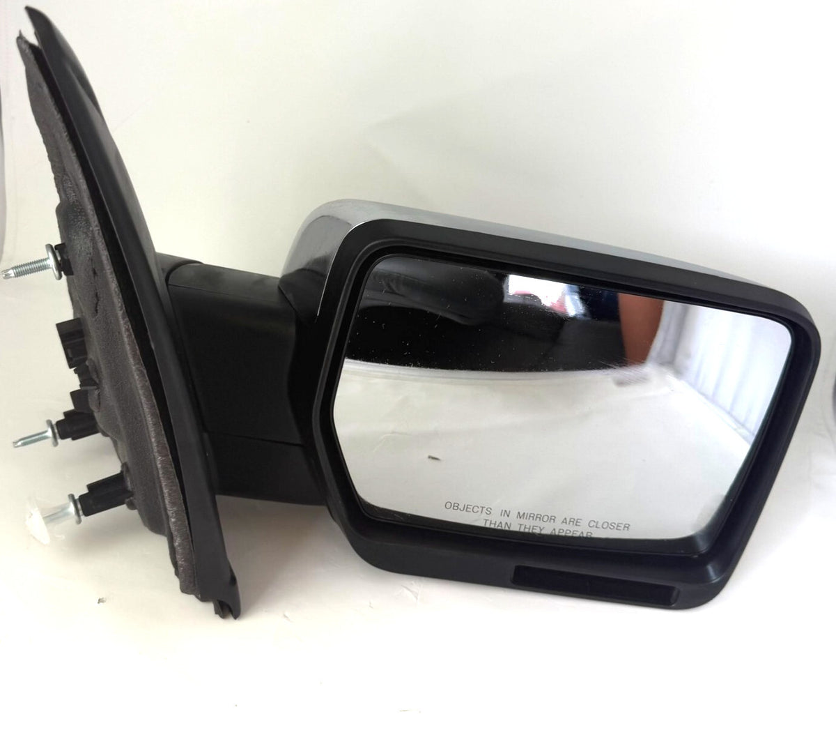 2009-14 Ford F-150 OEM RIGHT PASSENGER POWER HEAT PEDESTAL SIDE MIRROR w/CHROME