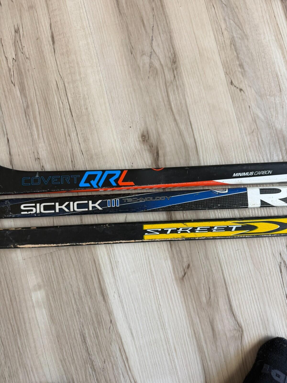 Hockey Stick Lot 5 PC Warrior Covert QRL Easton Ultra Reebok Koho Right/ Left