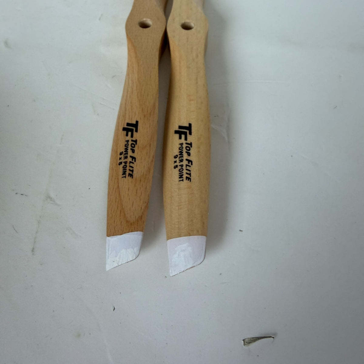 Top Flite 9x5 Power Point Wood Propeller RC Model Airplane Set of 2 New