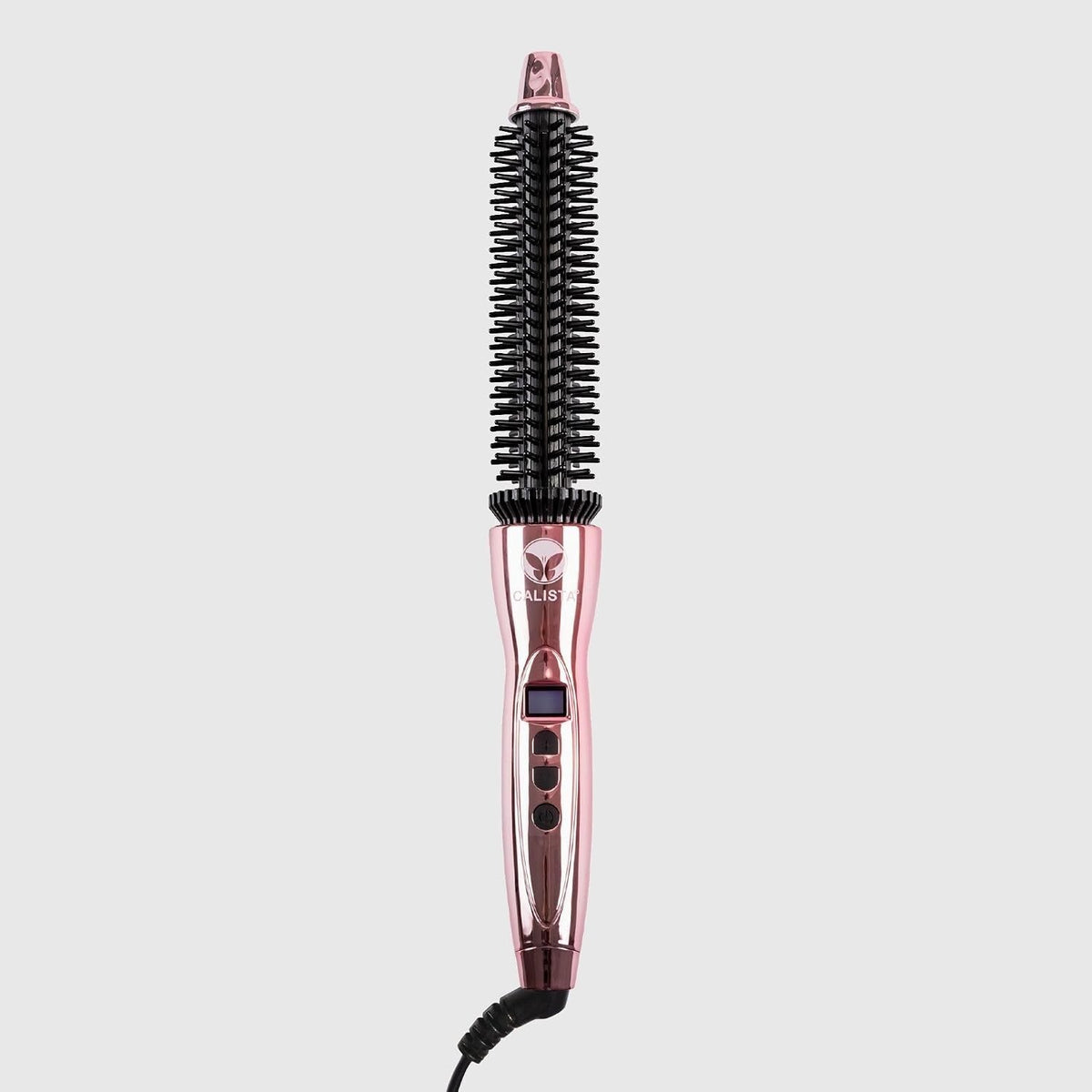 Calista Perfecter Pro Heated Round Brush 0.75" Rose Gold Volumizer Curler Styler