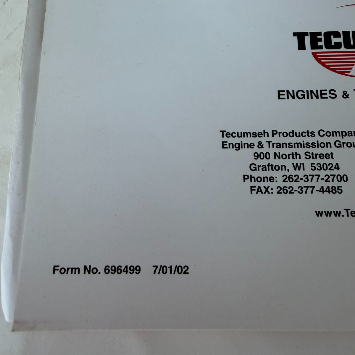 Tecumseh Master Technican Study Guide