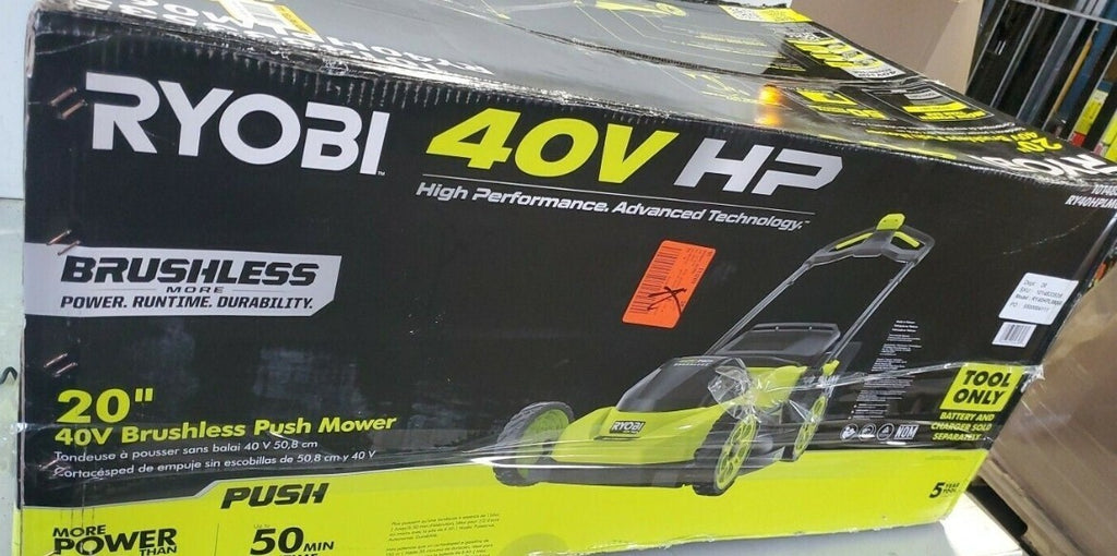 RYOBI 40V HP Brushless 20 in. Cordless Battery  Lawn Mower Tool Only RY40HPLM06B