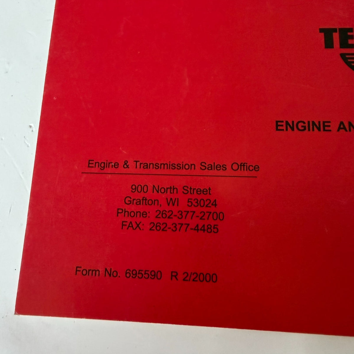 Tecumseh 4-Cycle Engine Failure Analysis Technicians Training Information Series