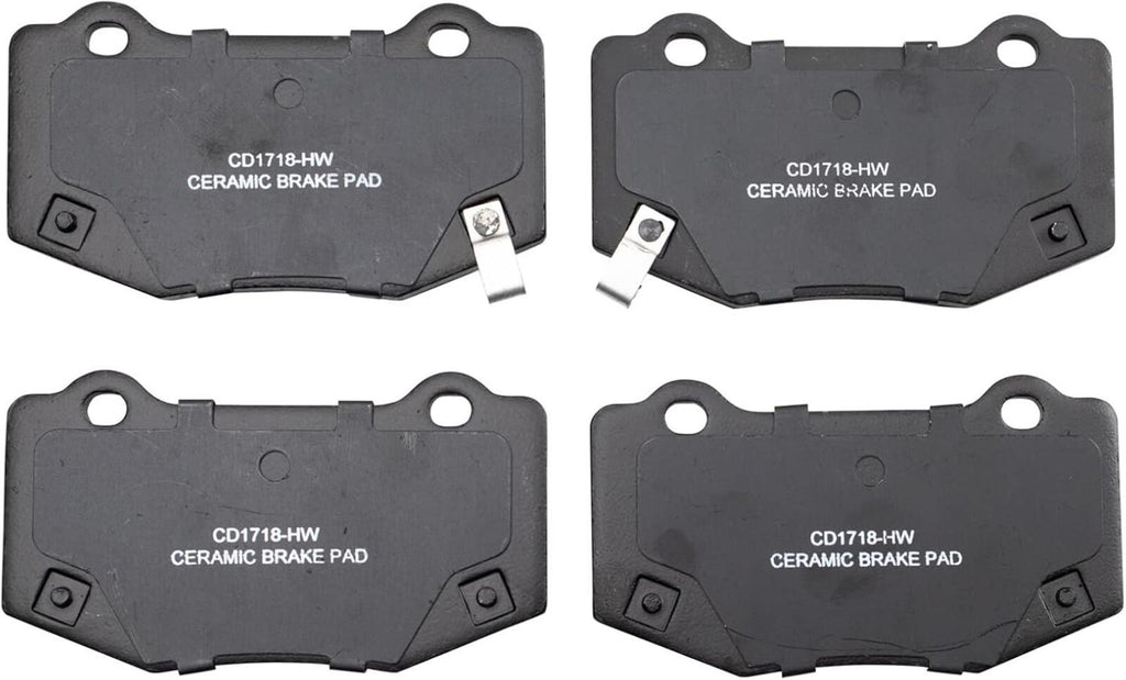 2017-2020 Chevy Camaro TRQ Rear Brake Pad & Rotor Set Ceramic Coated 365mm