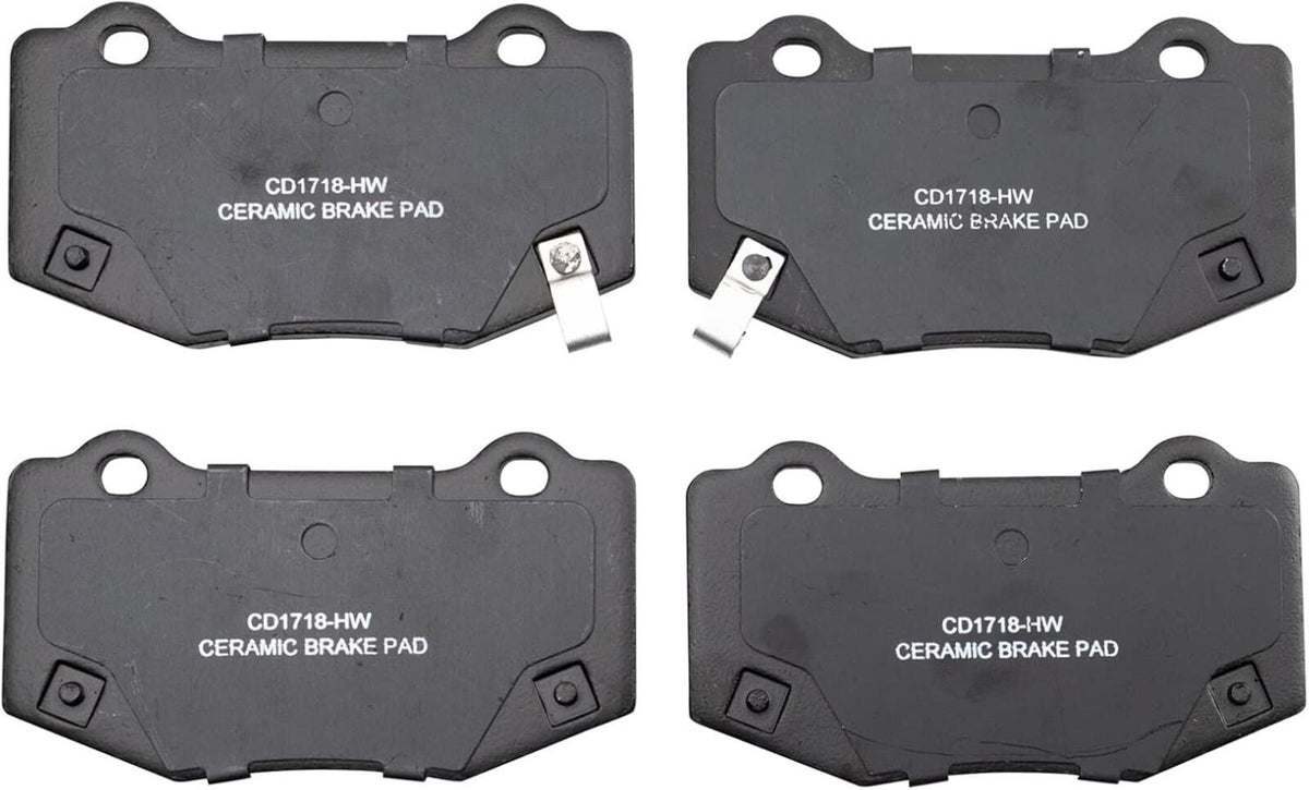 2017-2020 Chevy Camaro TRQ Rear Brake Pad & Rotor Set Ceramic Coated 365mm