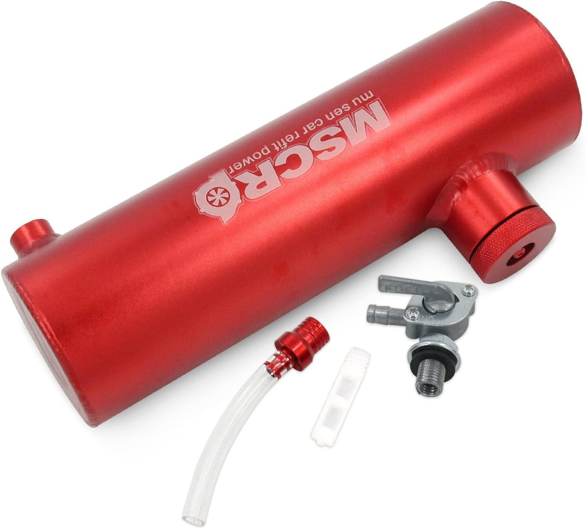 Gas Tank 3x10 - Mini Bike Coleman CT200U & EX BT200X Predator Go Kart Red Alum.