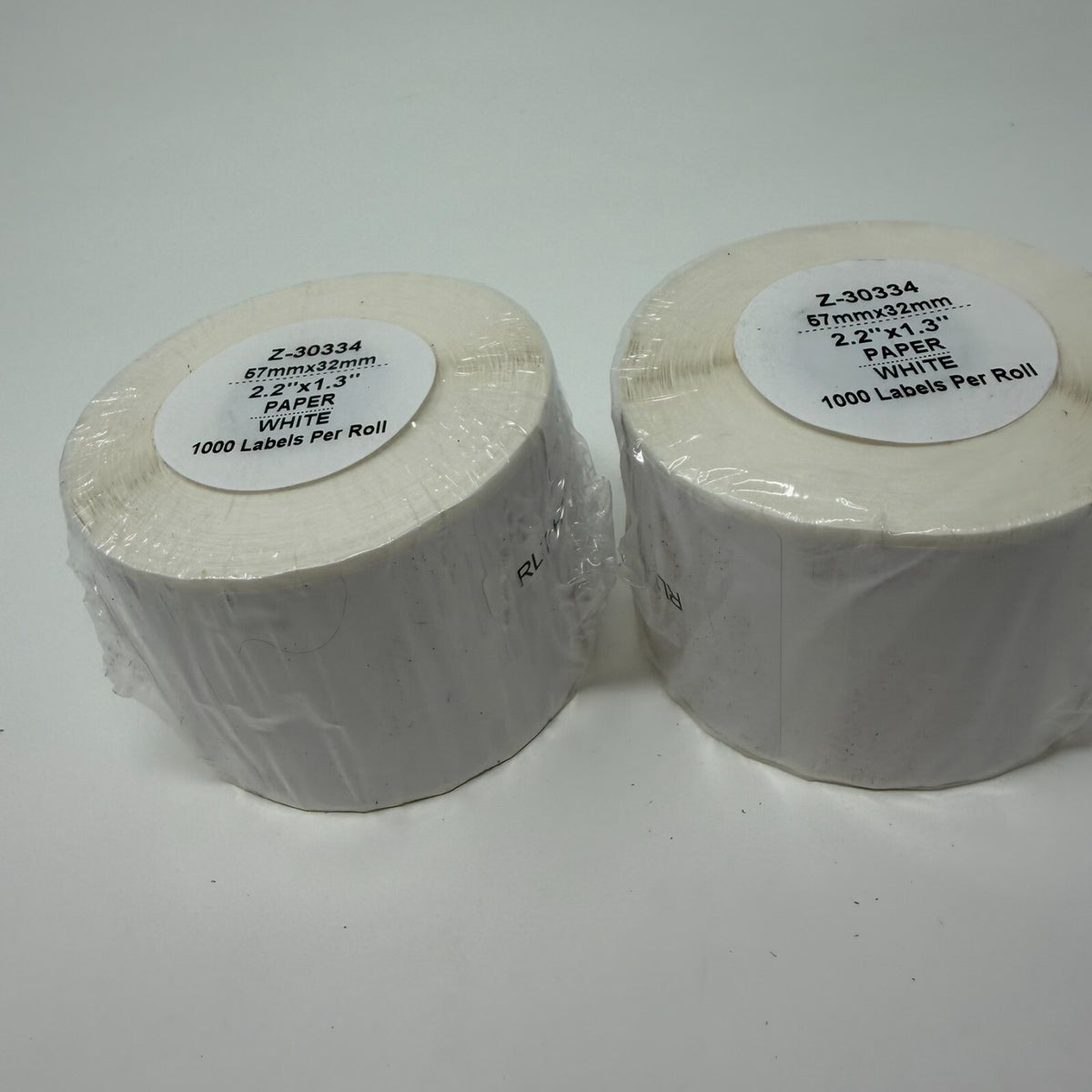 2000 DYMO 30334 Compatible Labels 57mm x 32mm 2."2x1.3"  -2 x 1000 Labels/Roll