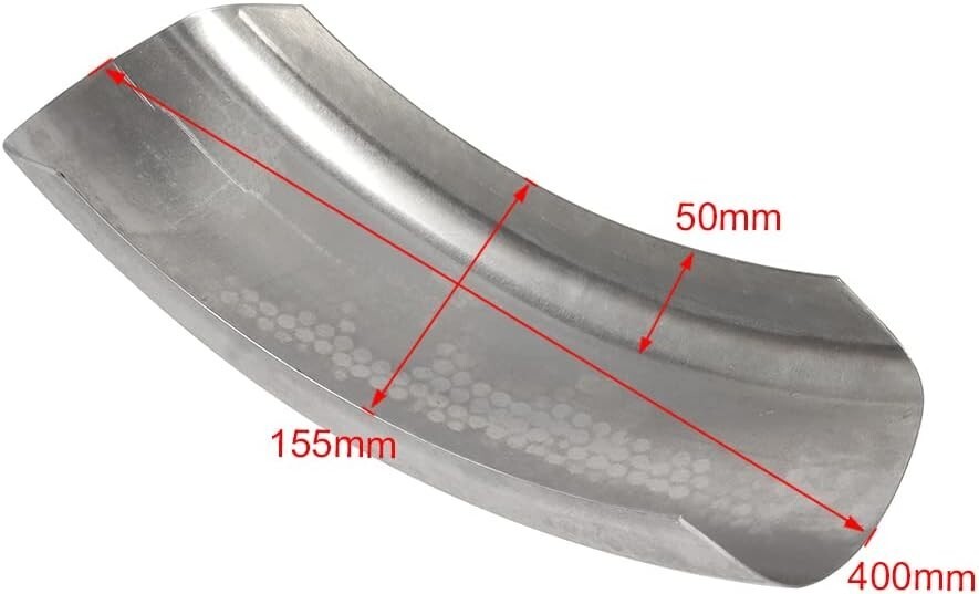 6.1'' Flat Motorcycle Rear Short Fender Mudguard For Harley Bobber Chopper