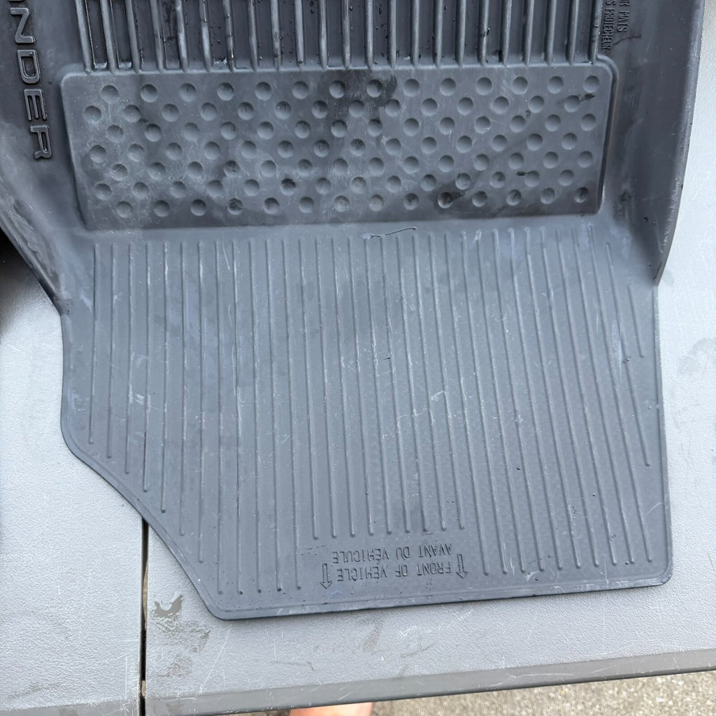 2020-2025 Toyota Highlander Genuine OEM All-Weather Rubber Floor Mats – Front 2